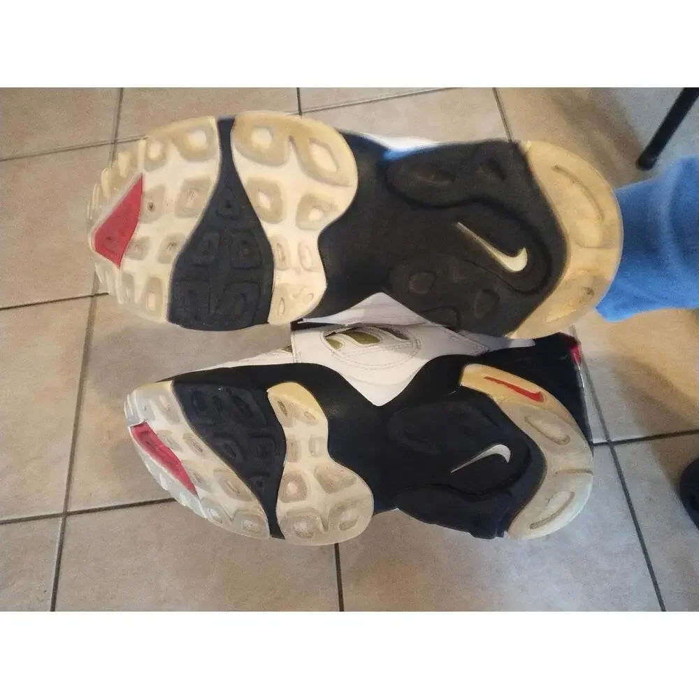NIKE Air Diamond Turf 49ers‎ Shoes Mens 12 Deion Sanders Black Red